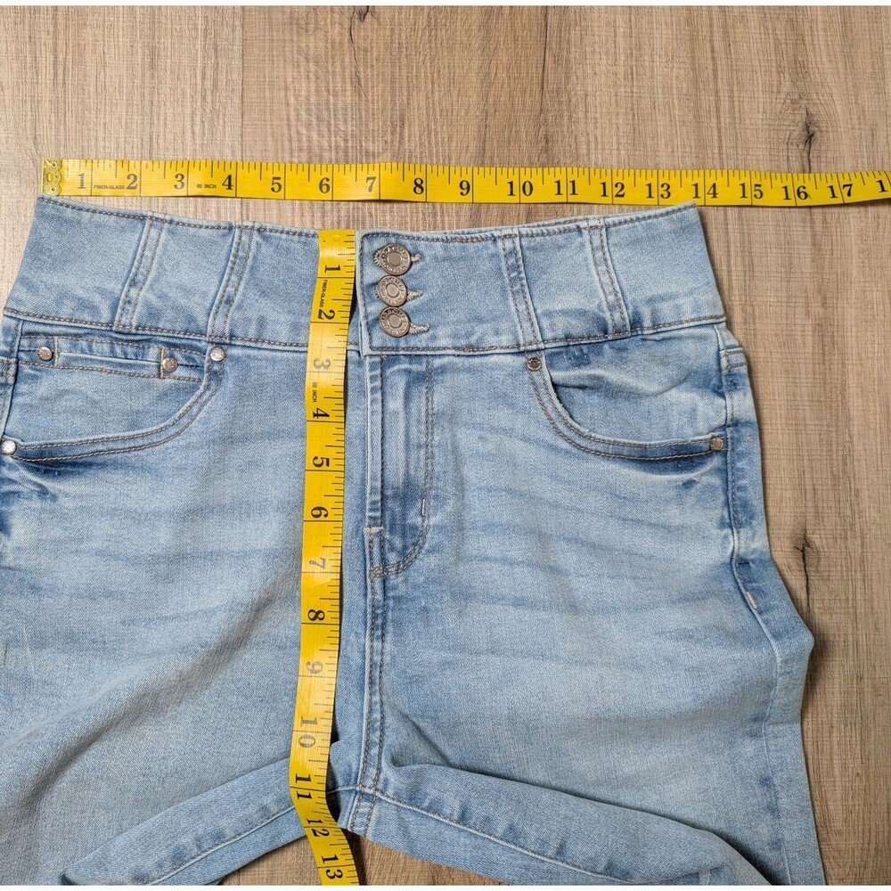 NWOT Rachel Roy Size 29 Flared Jeans 3 Buttons High Waisted Stretch Retro Y2K - Picture 8 of 8